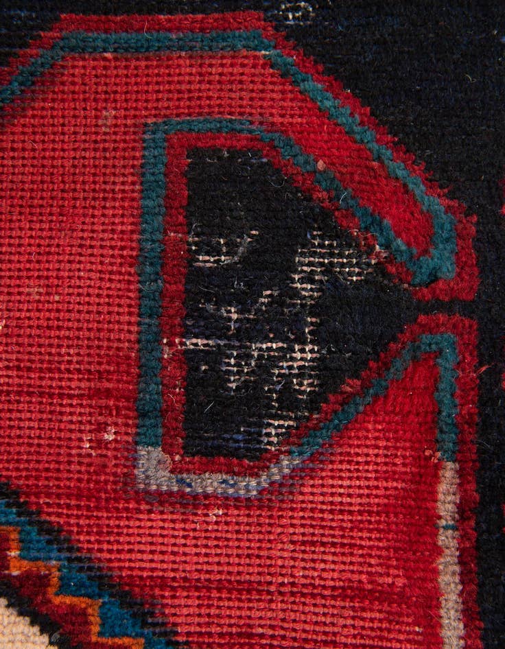 Detail image of 4' x 9' 6 Hand Knotted Koliaei Persian Wool Runner Rug