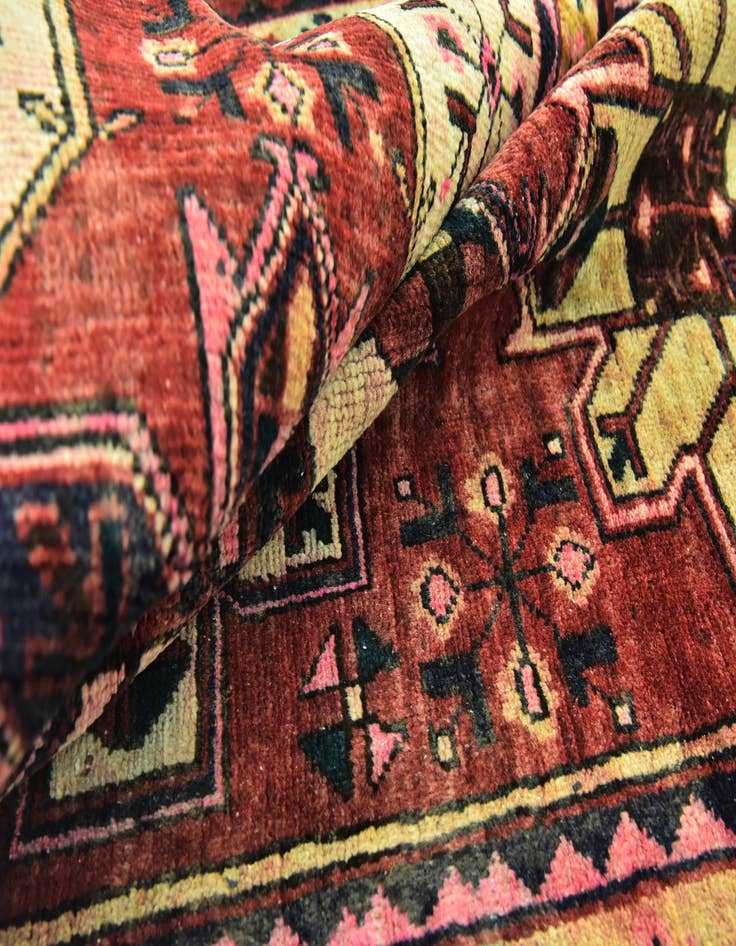 Detail image of 3' 3 x 10' Hand Knotted Koliaei Persian Wool Runner Rug