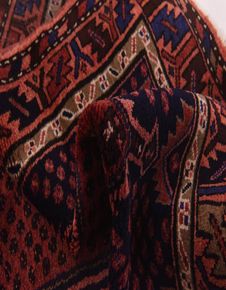 Detail image of 3' 5 x 10' Hand Knotted Koliaei Persian Wool Runner Rug