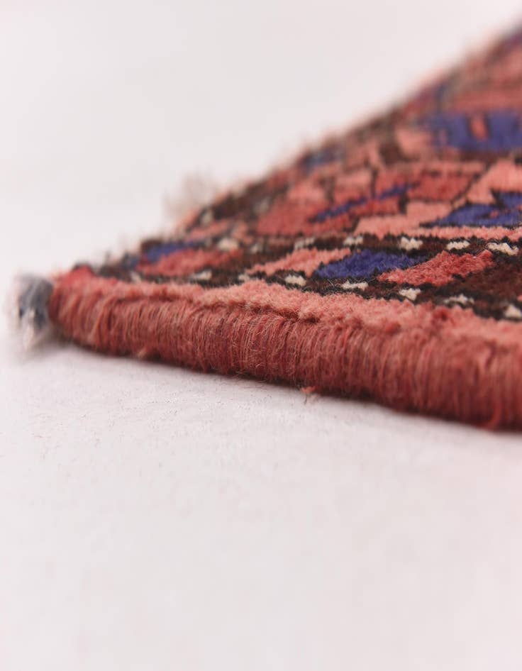 Detail image of 3' 5 x 10' Hand Knotted Koliaei Persian Wool Runner Rug