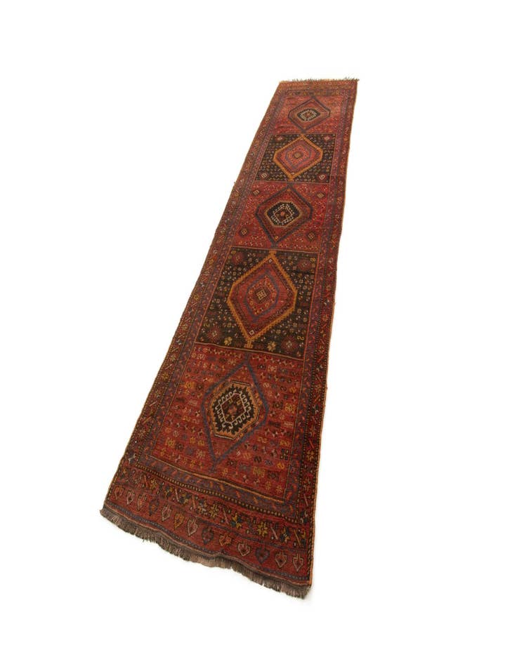 Detail image of  3' 5 x 13' 7 Kurd Runner Rug