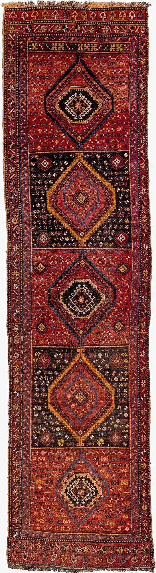  3' 5 x 13' 7 Kurd Runner Rug