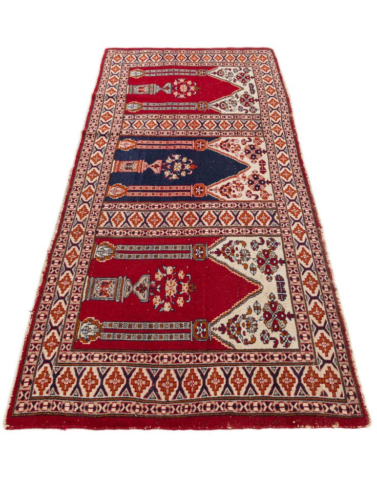 Detail image of  2' 6 x 6' 2  Hand Knotted Lahour Wool Runner Rug