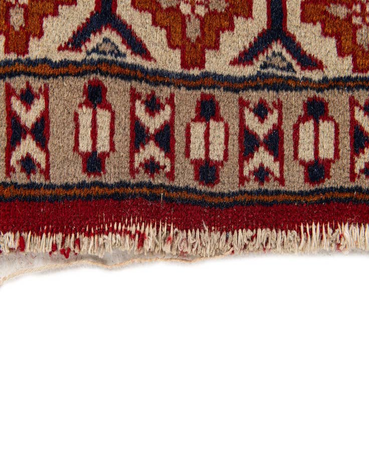 Detail image of  2' 6 x 6' 2  Hand Knotted Lahour Wool Runner Rug