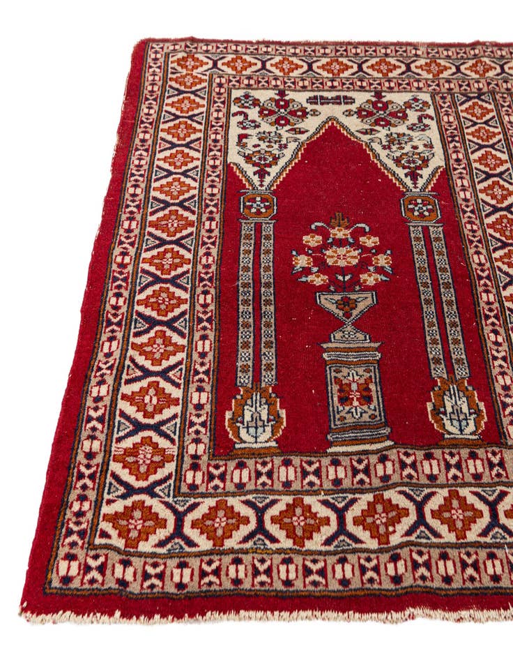 Detail image of  2' 6 x 6' 2  Hand Knotted Lahour Wool Runner Rug