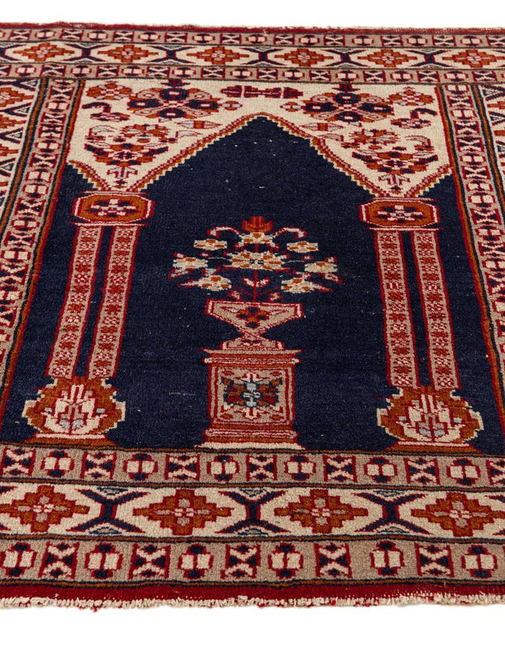 Detail image of  2' 6 x 6' 2  Hand Knotted Lahour Wool Runner Rug