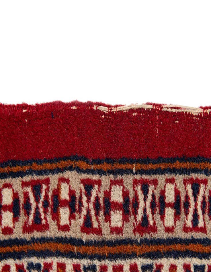 Detail image of  2' 6 x 6' 2  Hand Knotted Lahour Wool Runner Rug