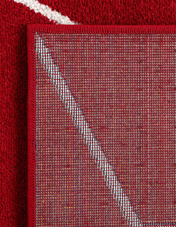 Detail image of  2' x 9' Lattice Frieze Runner Rug