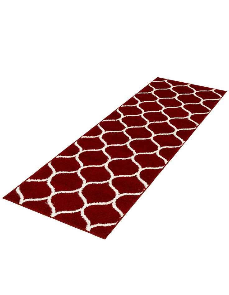 Detail image of  2' x 6' Lattice Frieze Runner Rug