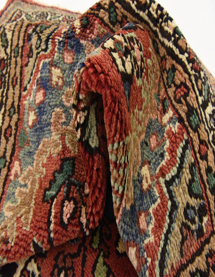 Detail image of  3' 7 x 9' 8  Hand Knotted Liliyan Persian Wool Runner Rug