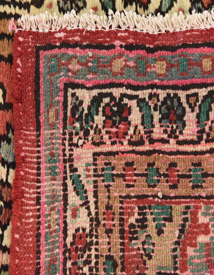 Detail image of  3' 7 x 9' 8  Hand Knotted Liliyan Persian Wool Runner Rug