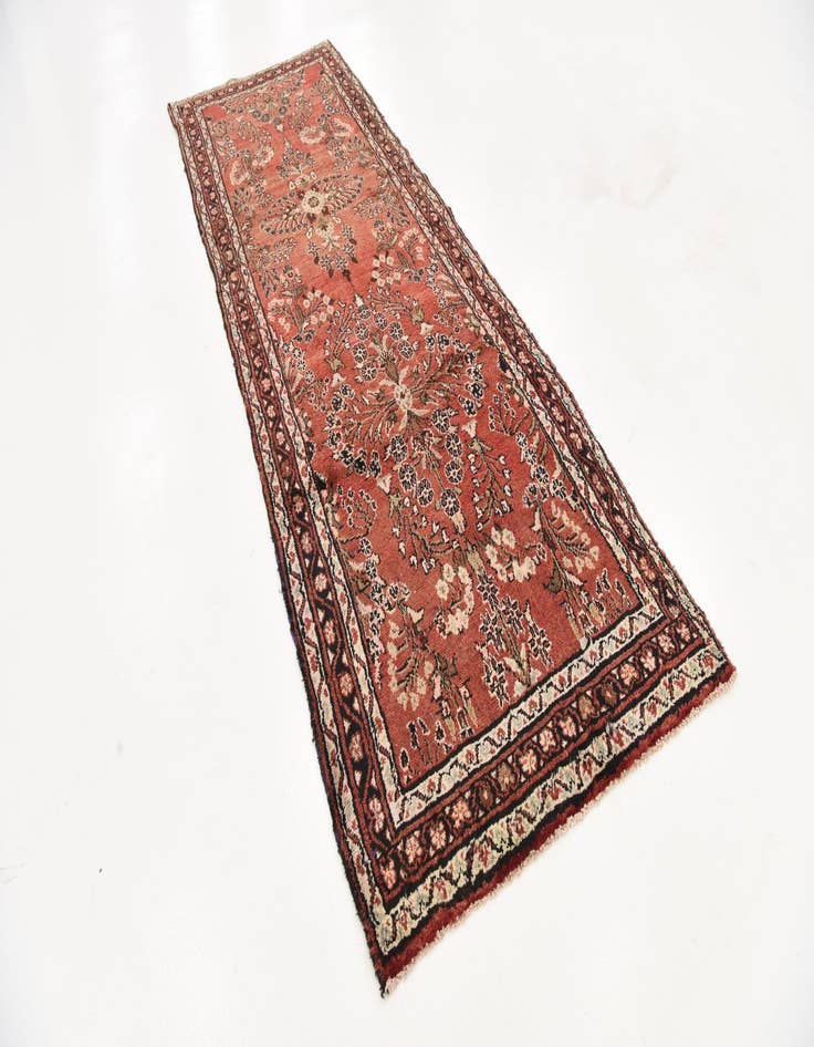 Detail image of  3' 6 x 10' 4  Hand Knotted Liliyan Persian Wool Runner Rug