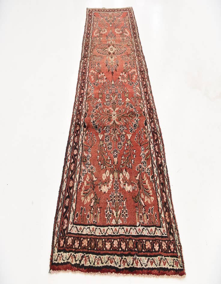 Detail image of  3' 6 x 10' 4  Hand Knotted Liliyan Persian Wool Runner Rug