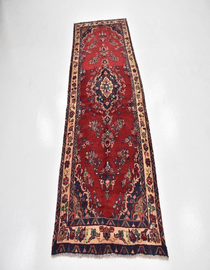 Detail image of 3' 4 x 9' 2 Hand Knotted Liliyan Persian Wool Runner Rug