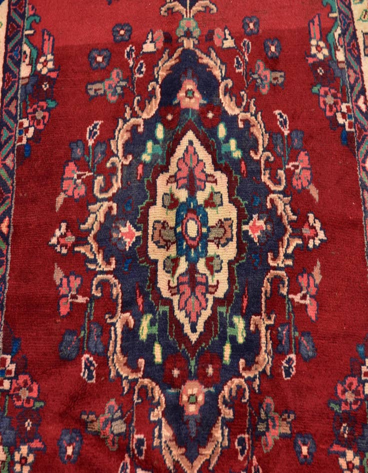 Detail image of 3' 4 x 9' 2 Hand Knotted Liliyan Persian Wool Runner Rug