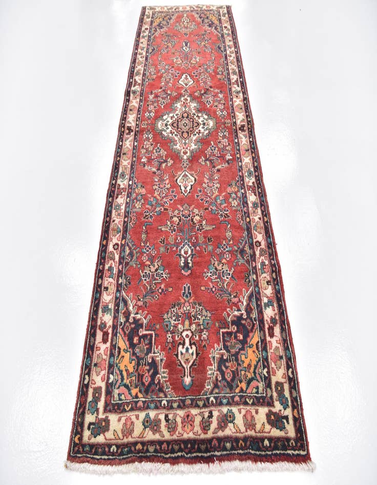 Detail image of  3' 7 x 9' 6 Liliyan Wool Runner Rug