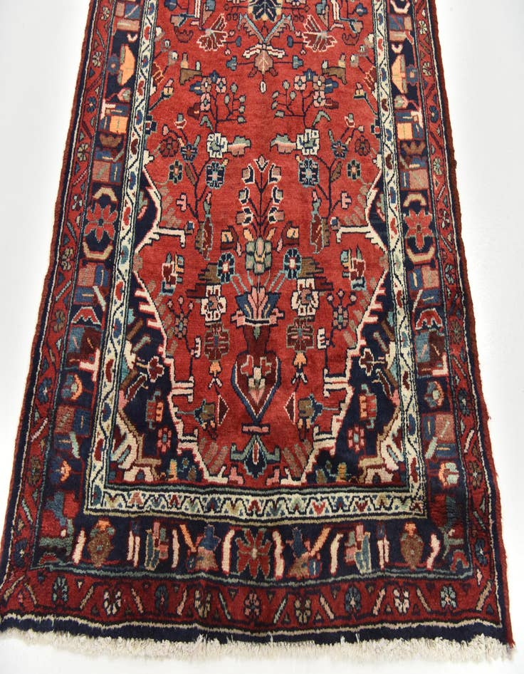 Detail image of  3' 8 x 10' 6  Hand Knotted Liliyan Persian Wool Runner Rug