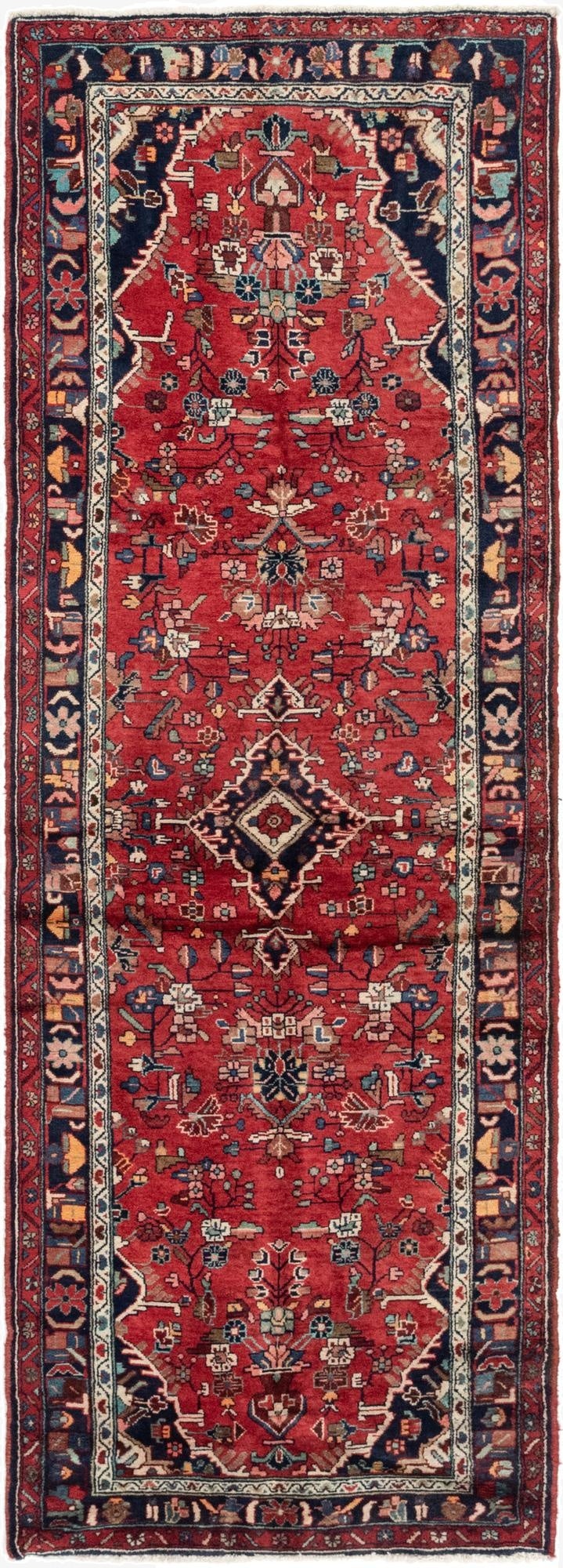  3' 8 x 10' 6  Hand Knotted Liliyan Persian Wool Runner Rug