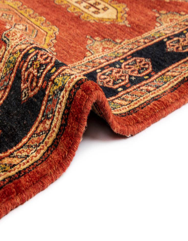 Detail image of  2' 10 x 9' 11 Luribaft Wool Runner Rug