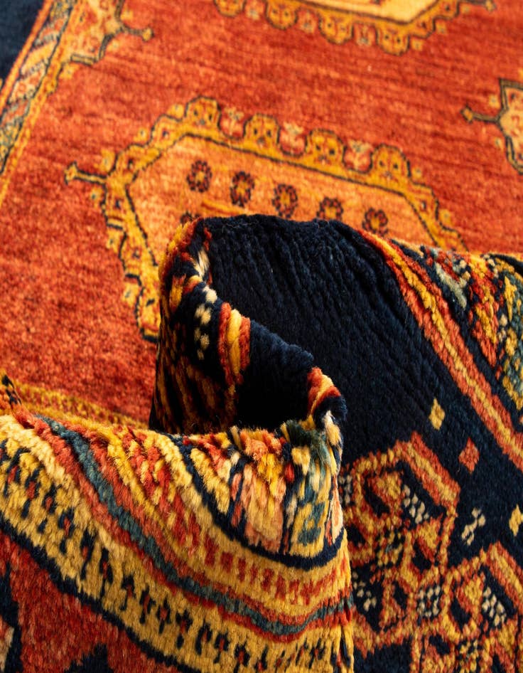 Detail image of  2' 11 x 8' 6 Luribaft Wool Runner Rug