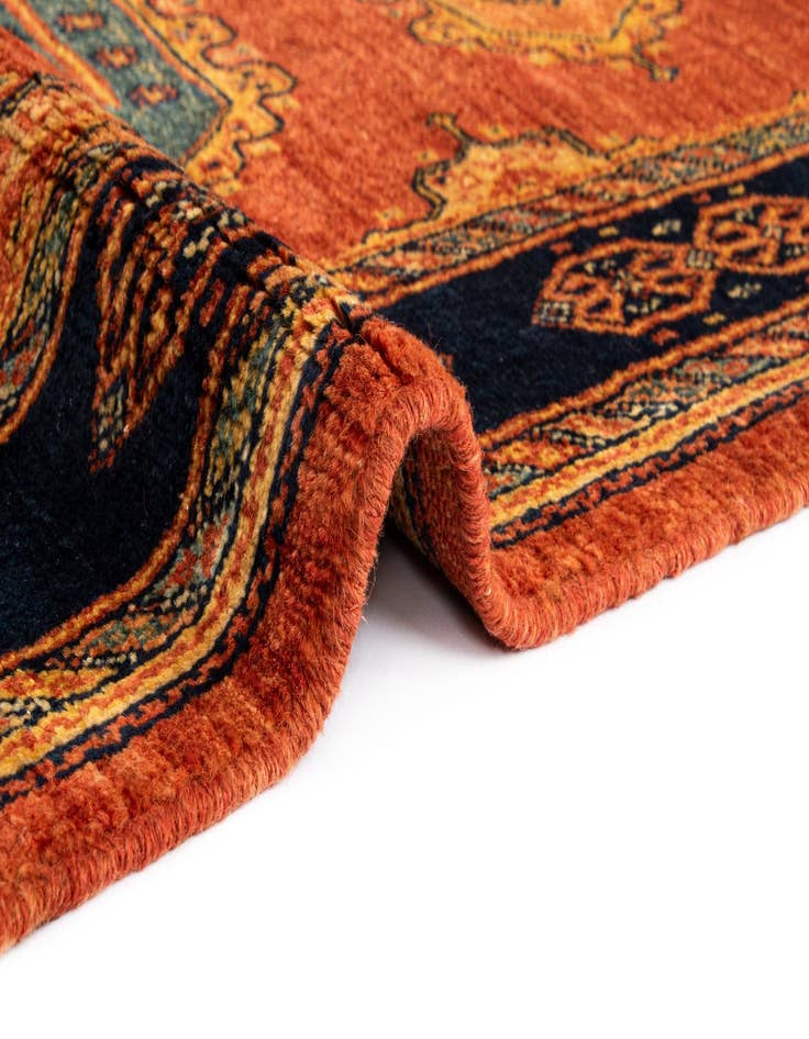 Detail image of  2' 11 x 8' 6 Luribaft Wool Runner Rug