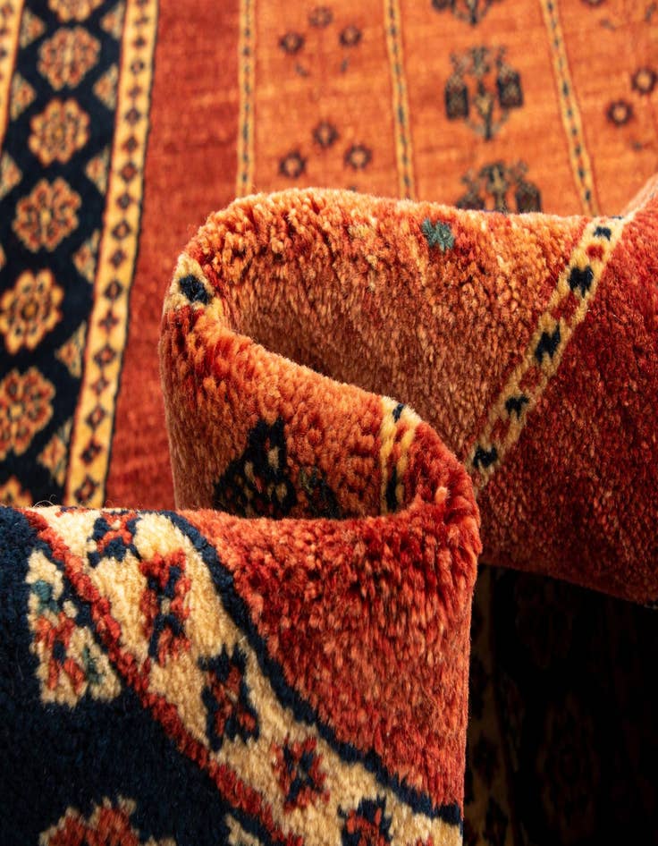 Detail image of  2' 10 x 9' 9 Luribaft Wool Runner Rug