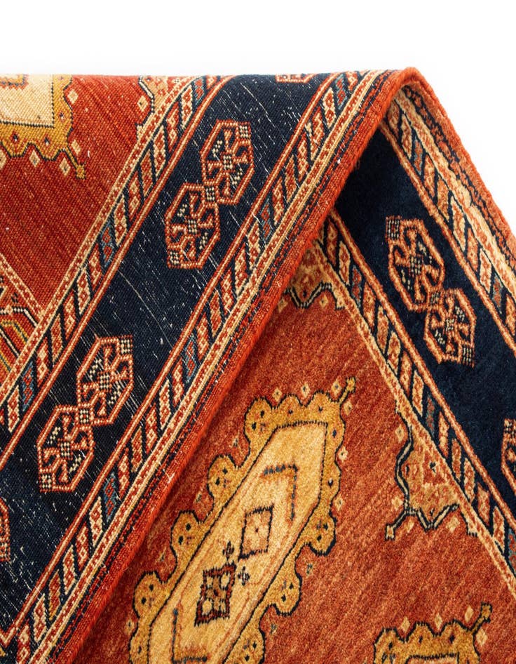 Detail image of  2' 8 x 9' 7 Luribaft Wool Runner Rug