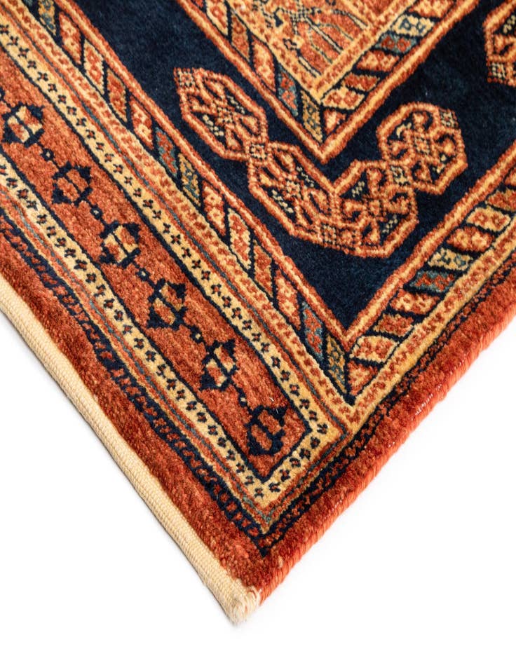 Detail image of  2' 8 x 9' 7 Luribaft Wool Runner Rug