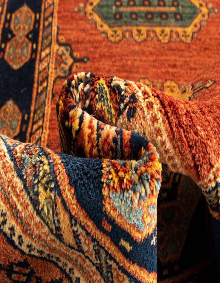 Detail image of  2' 8 x 9' 8 Luribaft Wool Runner Rug