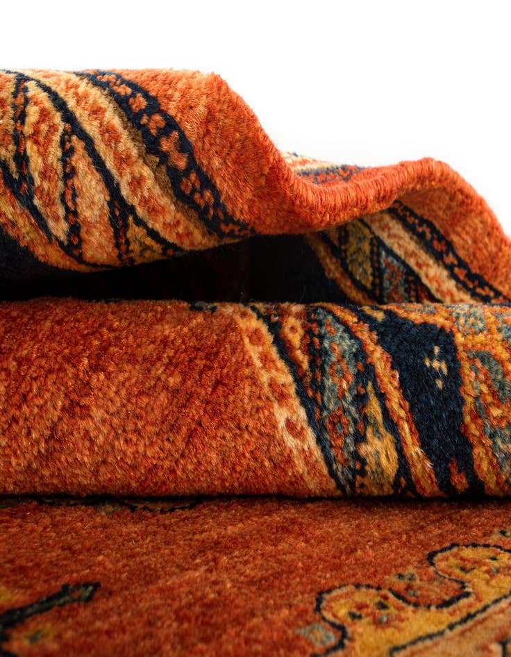 Detail image of  2' 8 x 9' 8 Luribaft Wool Runner Rug