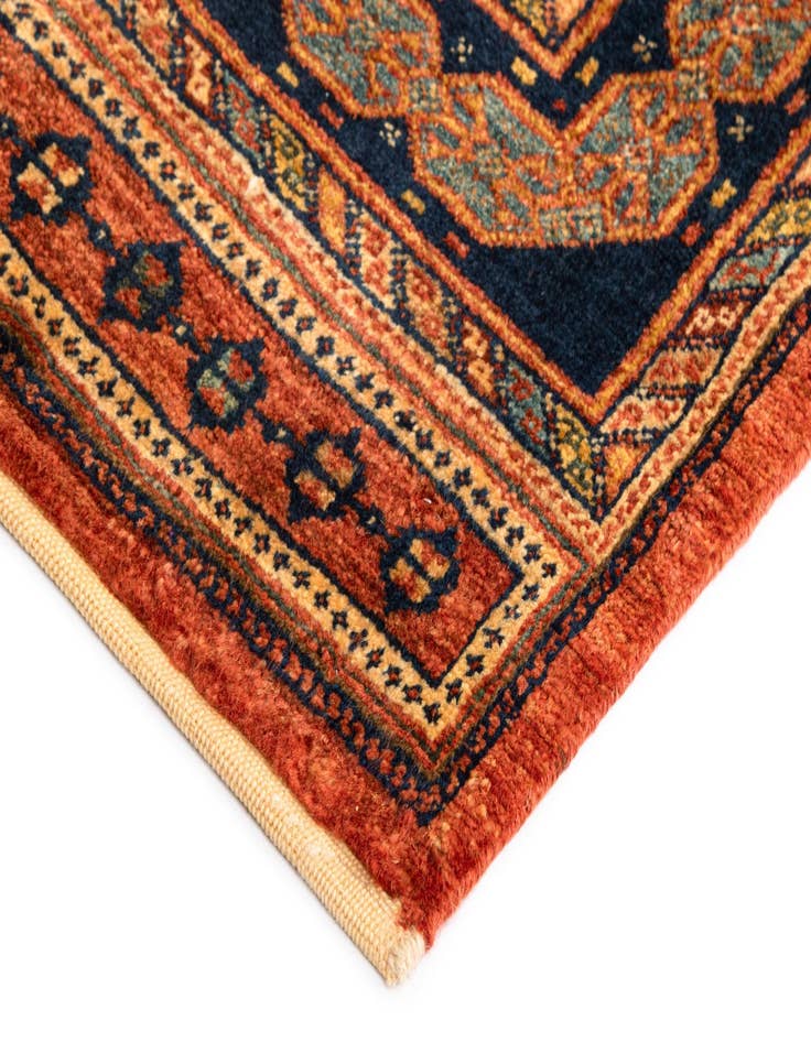 Detail image of  2' 8 x 9' 8 Luribaft Wool Runner Rug