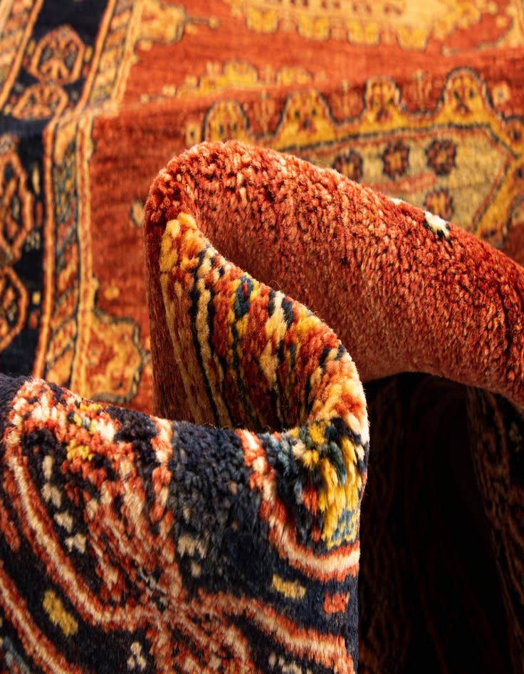 Detail image of  2' 10 x 9' 8 Luribaft Wool Runner Rug