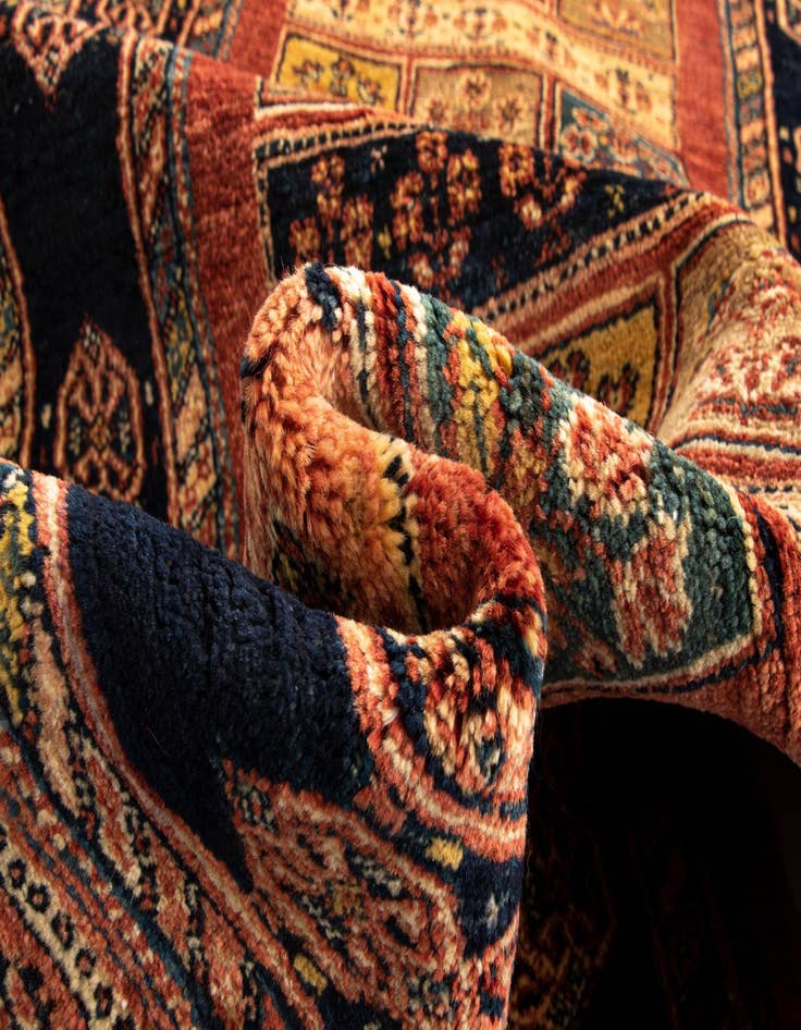 Detail image of  2' 8 x 9' 5 Luribaft Wool Runner Rug