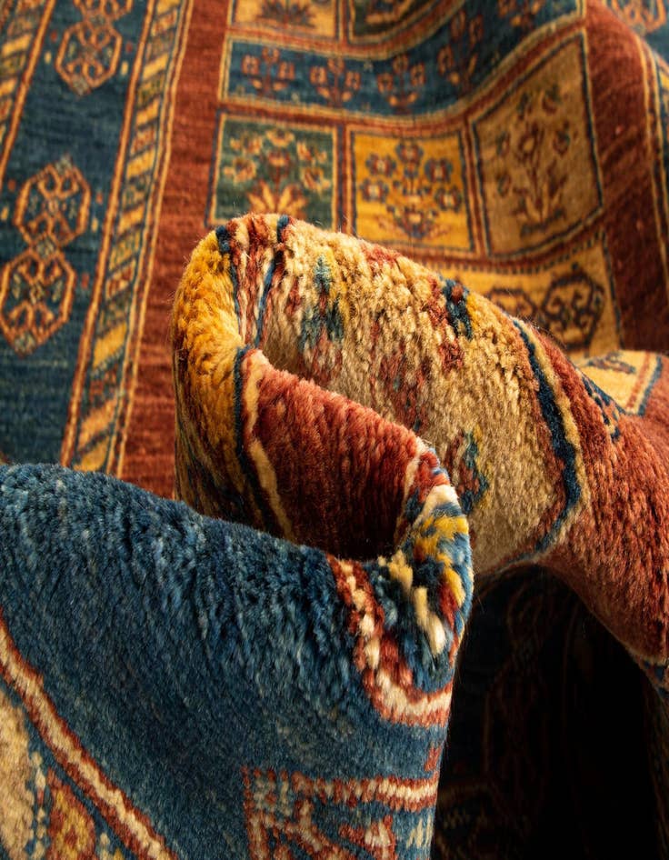 Detail image of  2' 8 x 9' 5 Luribaft Wool Runner Rug