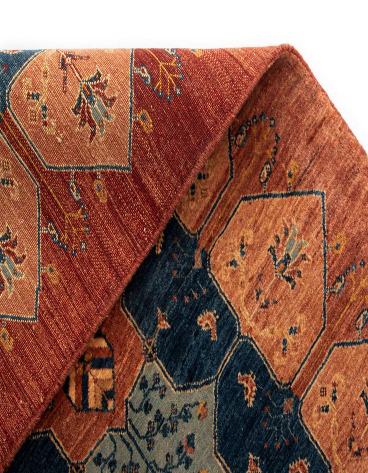 Detail image of  3' 2 x 9' 11 Luribaft Wool Runner Rug