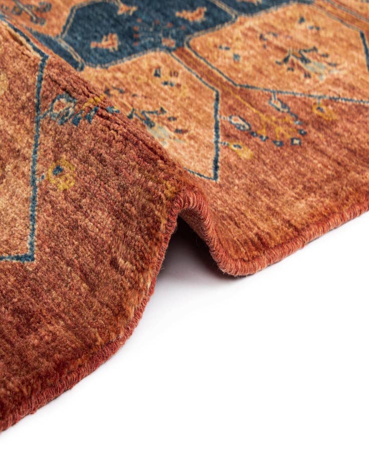 Detail image of  3' 2 x 9' 11 Luribaft Wool Runner Rug