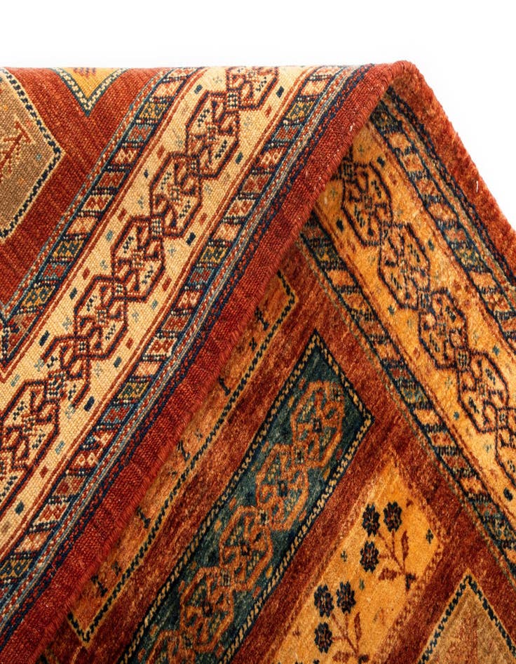 Detail image of  2' 8 x 9' 10 Luribaft Wool Runner Rug