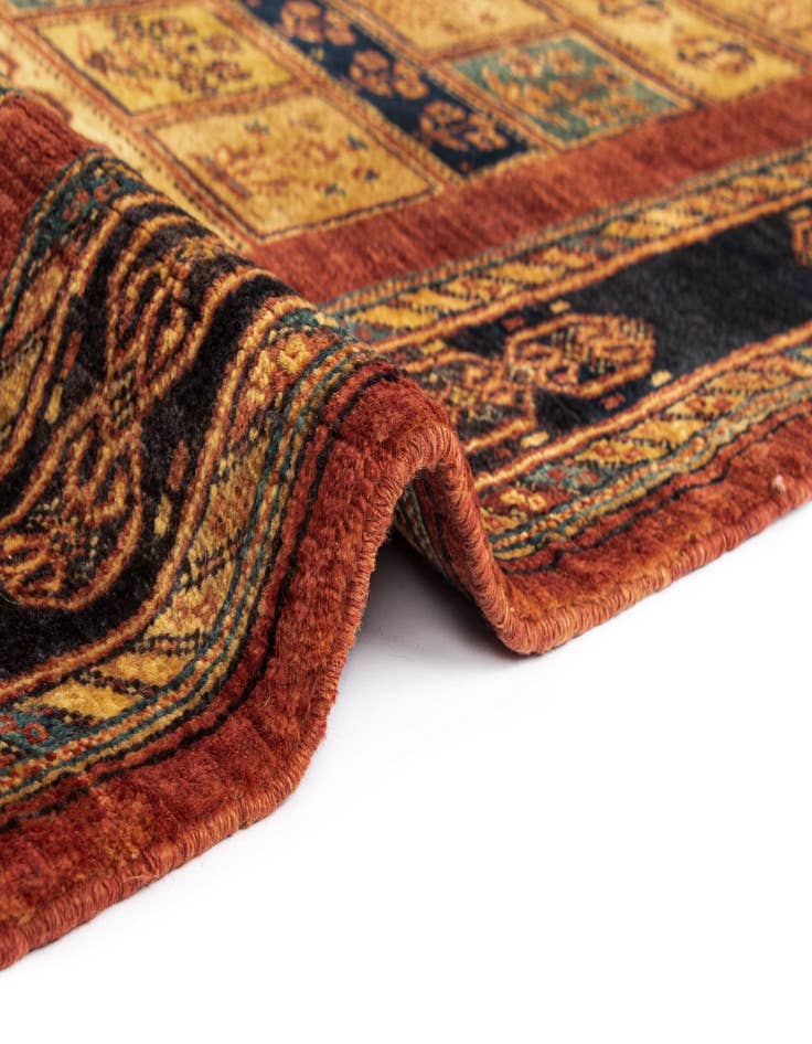 Detail image of  2' 7 x 9' 9 Luribaft Wool Runner Rug