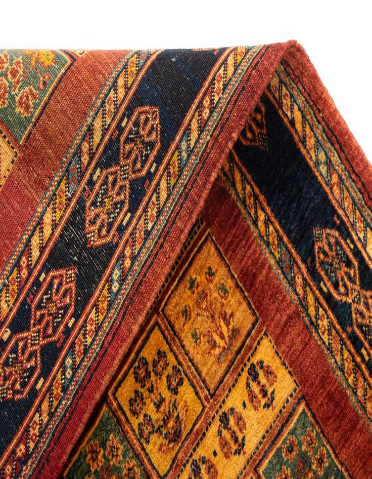 Detail image of  2' 7 x 9' 9 Luribaft Wool Runner Rug