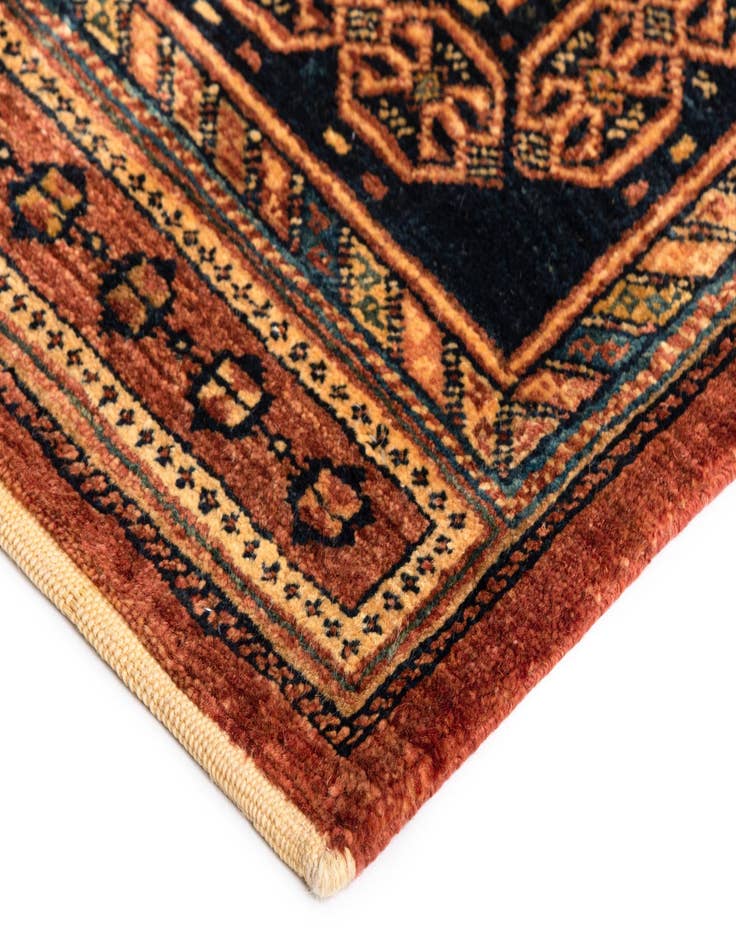 Detail image of  2' 7 x 9' 9 Luribaft Wool Runner Rug