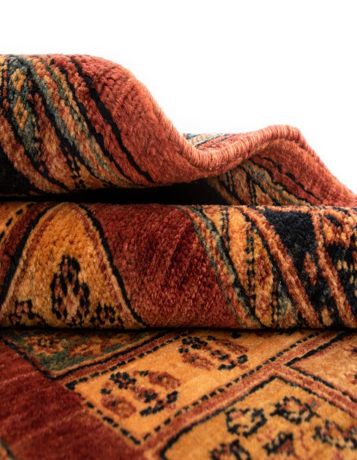 Detail image of  2' 7 x 9' 9 Luribaft Wool Runner Rug