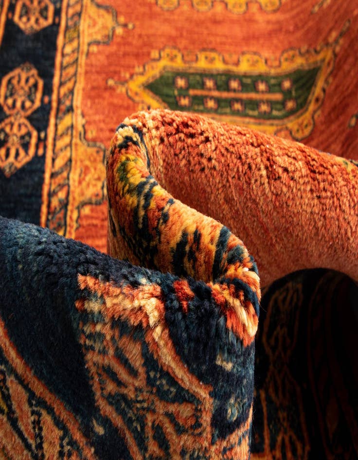 Detail image of  2' 8 x 9' 11 Luribaft Wool Runner Rug