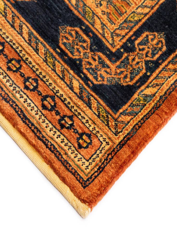 Detail image of  2' 8 x 9' 11 Luribaft Wool Runner Rug