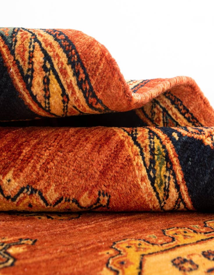 Detail image of  2' 8 x 9' 11 Luribaft Wool Runner Rug