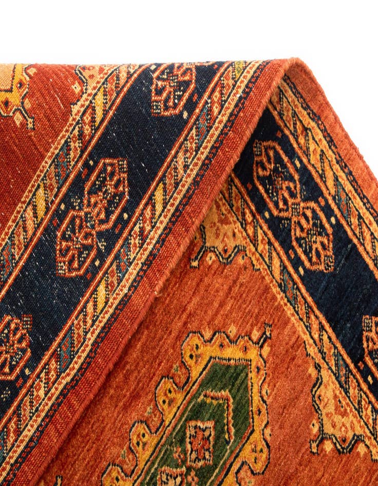 Detail image of  2' 8 x 9' 11 Luribaft Wool Runner Rug