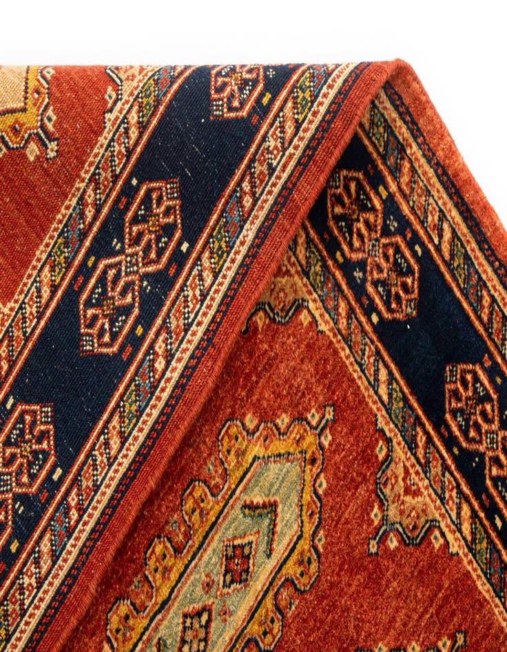 Detail image of  2' 11 x 9' 11 Luribaft Wool Runner Rug