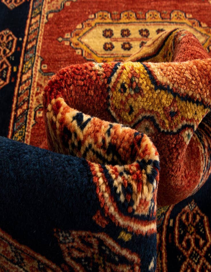 Detail image of  2' 11 x 9' 11 Luribaft Wool Runner Rug