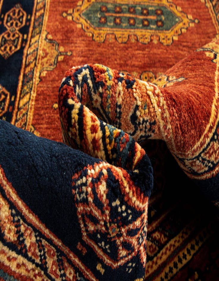Detail image of  2' 10 x 9' 10 Luribaft Wool Runner Rug