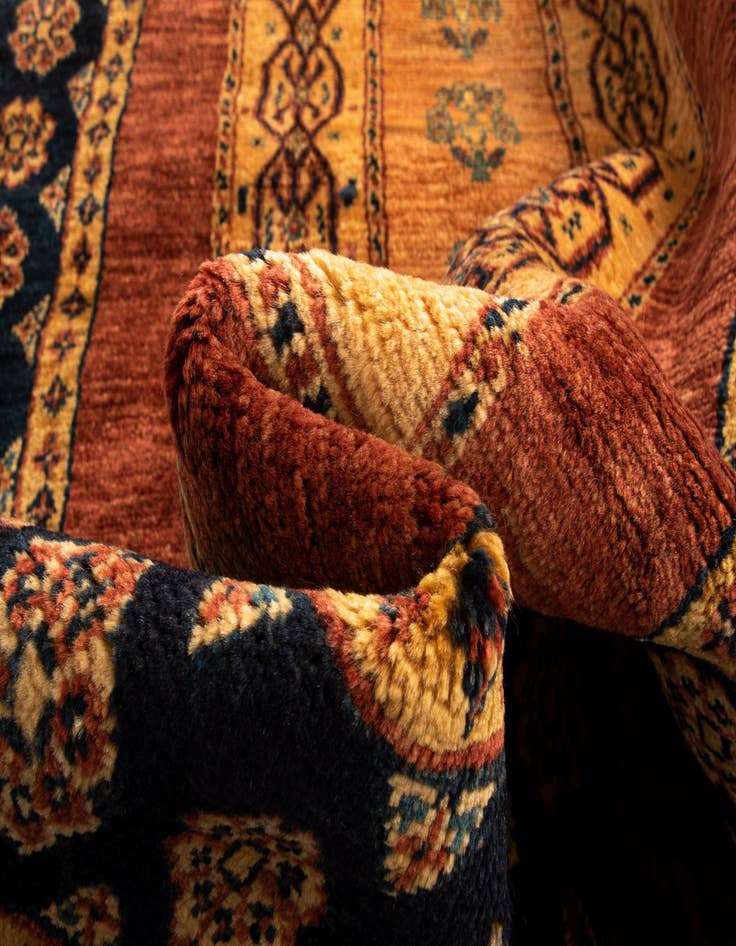 Detail image of  2' 10 x 9' 7 Luribaft Wool Runner Rug