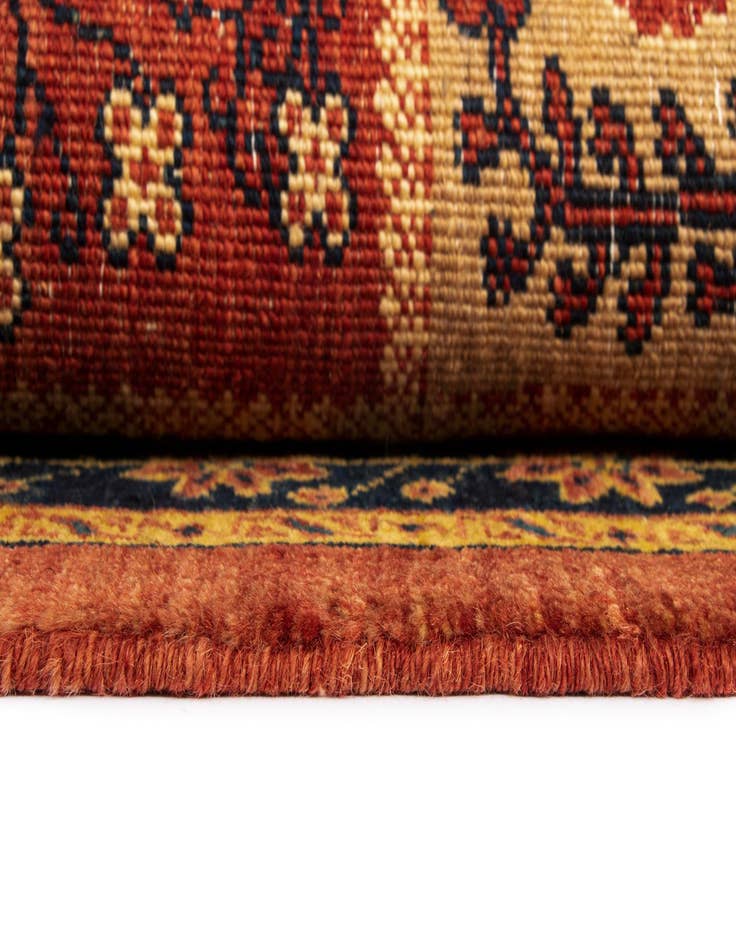Detail image of  3' x 10' 2 Luribaft Wool Runner Rug